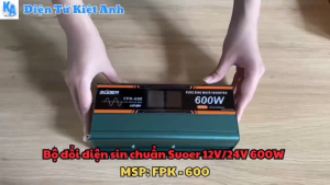 Bộ đổi điện sin chuẩn Suoer 12V/24V 600W  MSP: FPK - 600
