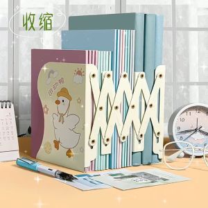 Hàng mới về Kệ sách kéo giãn điều chỉnh độ rộng size Lớn - Giá sách Thông minh sức chứa lớn Cute