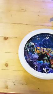 Jam Karakter BESAR - Jam Dinding Karakter Mobil Legend Dekorasi Rumah – DIAMETER 30cm / Jam Dinding Analog Karakter ML Mobil Legend Jam Dinding Quartz Dekorasi Rumah Hiasan Dinding