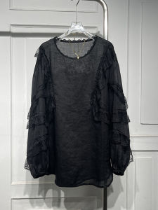 YEBO | Design Sense Retro Lace Blouse for Men and Women