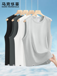 Mark Fairwhale | Cool Ice Silk Mens Vest Summer Thin Sport Fitness