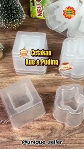 [Isi 12] Cetakan Kue Kotak Lingkaran Bulat Bintang Bunga Nest Set Plastik 6.5 cm / Cetakan Puding Pudding Agar Ager Agar2 Ager2 Jelly Jelli Jeli Kotak Persegi Bulat Bundar Lingkaran Bintang Bunga Nest BL / Cetakan Putu Ayu Kue Bolu Sultan Import Viral