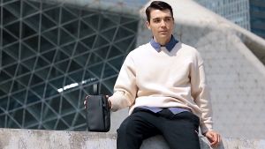 Arctic Hunter Waterproof กระเป๋าถือ รุ่น K00580 23-24 ช้อม กันน้ำ Black