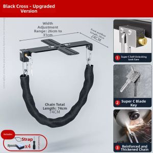 WANSLO | Antitheft Battery Lock for E-bike
