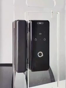 Tuya Smart Face Recognition / Fingerprint / PIN / Mechanical Key / Door Card / App Unlocked Digital Double-Sided Fingerprint HDB Iron Grill Gate Lock