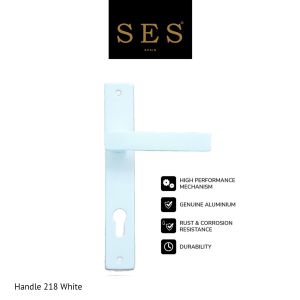 Gagang Pintu - Handle Pintu SES Aluminium 218 White