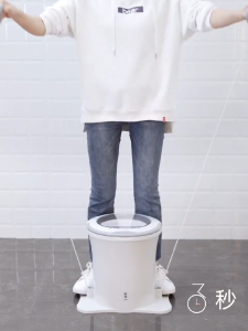 【SHIMIAO】No Electric Manual Dehydrator Student Dormitory No Electricity Small Clothes Drying Bucket Manual Drying Machine No Electricity Required Quick Dehydration
