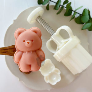 New Oak Fruit Cartoon Bear Baby Food Supplement Model Bean Cake Mooncake 30g Baking Mold Kitchen Cooking Tools for Everyone