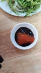 Combo 10 cái chén chấm (CC28/ CO34) / dĩa tương T26 / dĩa tiêu T36 nhựa melamine vân đá kem Fataco