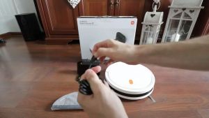 Global Version Xiaomi Robot Vacuum E5 หุ่นยนต์ดูดฝุ่นอัจฉริยะ เครื่องดูดฝุ่น ทำความสะอาดไร้สาย นำทางด้วยเลเซอร์ ทำให้สร้างแผนผังได้อย่างรวดเร็วและแม่นยำ Xiaomi robot 2000Pa ความจุ 2600mAh