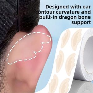 JIFANPAUL | Butterfly Shape Invisible Ear Clips for Large Faces with Strong Support Reusable and Pain-Free