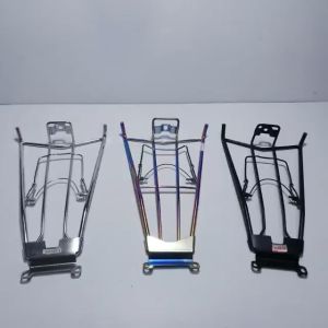 💥Baga Giữa Inox Dầy 10 Ly Sơn Đen Xi Màu Titan Gắn Honda Winner X v2 v3(Mẫu Pas)💥