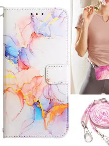 เคสโทรศัพท์ซิลิโคนสำหรับ OPPO RENO8T แบบมีซิปปิด พร้อมสายสะพายไหล่สำหรับผู้หญิง พร้อมสายรัดสำหรับติดกับกระเป๋า