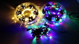 LOLO HOME ไฟกระพริบ ไฟประดับตกแต่ง ไฟเส้น สามารถปรับได้ 8โหมด ยาว50เมตร 300 LED 5W ไฟปีใหม่ ไฟประดับต้นไม้ มีให้เลือก 3 แสง ขาว/วอม/RGB