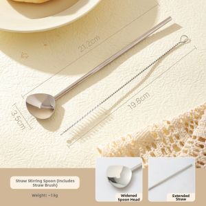 SHELI | Stainless Steel Long-Handled Coffee Stirring Spoon