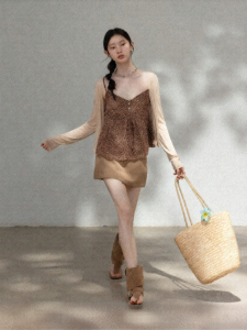 Cantonstory | Summer Slim Fit A-line Skirt