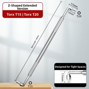 DAIENGONGJU | Multi-Bit Angle Screwdriver L-Shaped