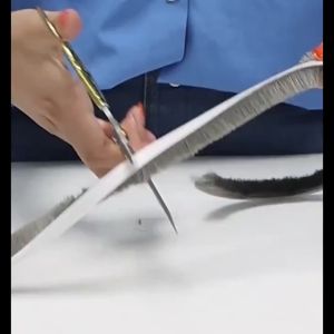 5m Self-Adhesive Door and Window Sealing Strip - Plastic Draft Stopper with Adhesive Backing for Aluminum Alloy Windows and Wooden Doors Waterproof/Windproof/Soundproof Collision Prevention Seal Strip