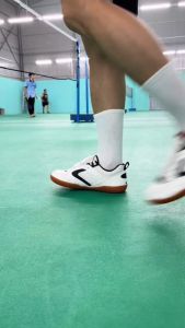 Giày thể thao chạy bộ cầu lông đá cầu bóng bàn đế cao nam nữ chính hãng - Giày made in Việt Nam