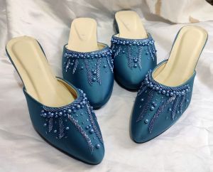 COD PROMO 2 PASANG Selop Sepatu Pengantin Payet pesta pernikahan couple wanita pria termurah