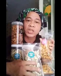Basreng Ngeunah Tangerang 300gr  Daun Jeruk Cemilan Mantab