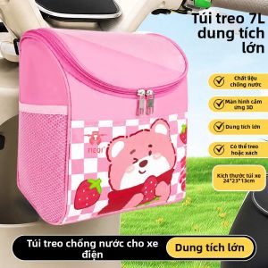 TDGO | Túi Treo Xe Máy Đi Làm Hình Hoạt Hình Dễ Thương Chống Nước Dung Tích Lớn