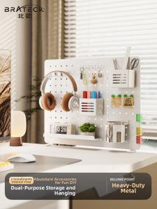 Brateck | Wall Mounting Desk Organizer 3-in-1 Clip Stand
