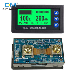 Diymore h56cs Pin LCD Bộ chỉ báo mức dòng điện áp đồng hồ điện coulometer axit pin/pin lithium/Lithium sắt Phosphate phổ DC 9-100V
