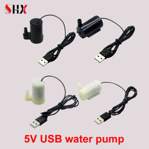 USB 5V Water Pump Low Voltage Micro Mini Submersible Pump Ultra Quiet USB Hydroponic Vegetable Planting Craft Fountain Aquarium