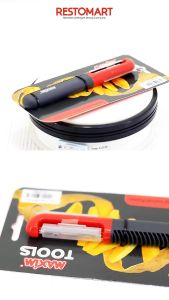 Pengupas Sayur Buah / 2 In 1 Flex Grip Swivel Peeler MAXIM Stainless Steel (1515096) (F12)