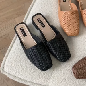 Dép sục nhựa dẻo nữ mules thời trang siêu dẻo đi mưa chống nước SL045