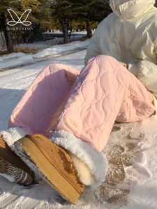 Thickened Fleece Winter Trousers Men Women Harbin Style Windproof Warm Cotton Pants for Extreme Cold Temperatures down to -40 Degrees Outdoor Climbing Camping Travel Gear