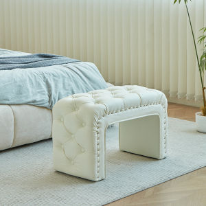 Modern European Style Fabric Bedside Bench Long Bench Simple Design for Living Room Balcony Hallway Shoe Changing Sofa Bench