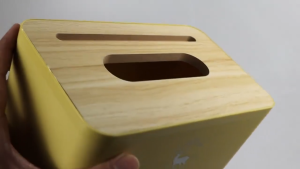 Kotak Tempat Tisu + Tempat HP Handphone Tissue Box Desain Kayu || Perlengkapan Organizer Rumah Barang Unik Murah Lucu - ZJ008 -REX-MART (BAYAR DITEMPAT/COD)