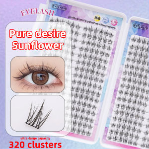 30/320pcs Natural Eyelash Clusters Slim Eyelash Clusters C Roll  Soft Natural And Comfortable Without Glue Girls Gift Daily Wea