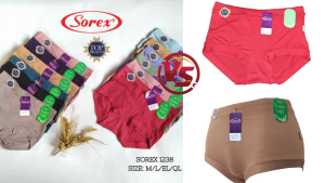 CD SOREX 1238 Celana Dalam Wanita Perempuan Bahan Super Soft Size MLELQL Remaja Dewasa Cewek