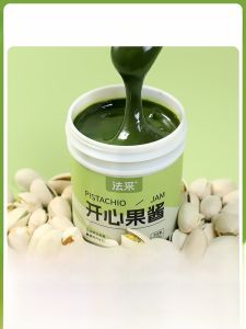 Bakery Grade Pistachio Paste 100g for Macarons And Basque Cakes Fillings Home Use Bottle Packaged Chinese Made Sweet Sauce