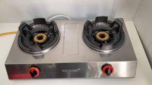 Bếp ga công nghiệp đôi inox 304 bếp khè công nghiệp tiết kiệm gas