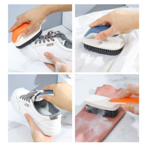 COD Household Shoe Washing Clothes Cleaning Brush Long Handle Shoe Brush Soft Fur Multifunction Cleaning Brush