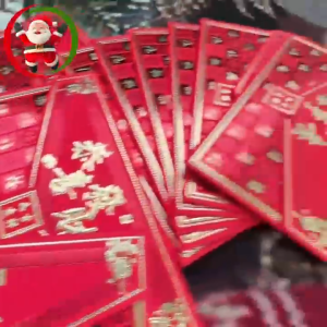 30pcs/Pack Ampao Thick Chinese Red Envelope Horizontal red envelope Red Packet Money new year Angpao Christmas gifts UMISKY