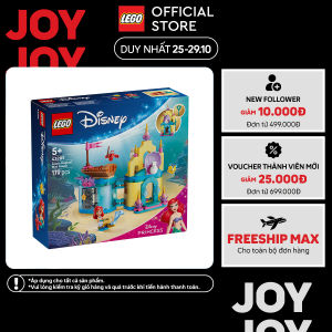 LEGO DISNEY PRINCESS 43285 Đồ Chơi Lắp Ráp Cung Điện Diệu Kỳ Của Tiên Cá Ariel (179 chi tiết)