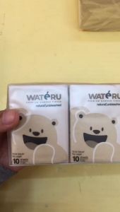 Wateru Premium Bamboo Tissue / Tisu Bambu - Pocket 6x10sheets (1 pack)