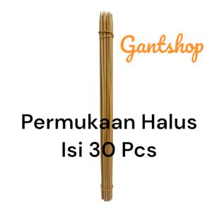 Tusuk Sate Seafood 45 CM Diameter 5MM Runcing Isi 30 Pcs