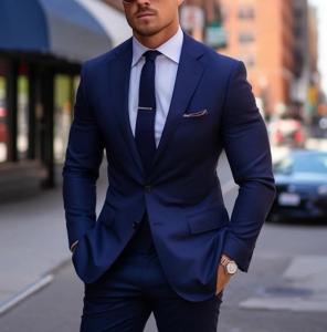2 Pieces Green Men Suits Slim Fit Peak Lapel Blazer Pants Set Groom Wear Party Tuxedos Sets High Quality Male Dress Outfits