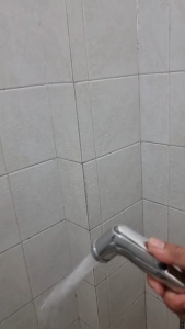 Paket PJM ACC Shower Bidet Cebok Selang Wikea + Stop Kran Double Valve Baling - Praktis dan Berkualitas