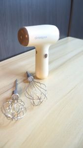 Dreepor Electric Hand Mixer Electric Whisk Mixer for Baking Wireless Beater Hand Mixer 5 Speed Rechargeable Mini Hand Mixer