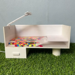 Aquarium akuarium Kura - Kura + Laci PVC Lengkap Hiasan Dan Lampu Led hiasan meja kerja tempat tidur