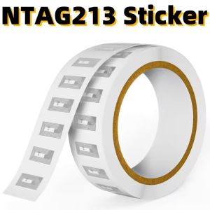 50Pcs NFC Electronic Tags Chip Ntag 213 Sticker Wet Inlay 13.56MHz NTAG213 Label Tag Anti-counterfeiting Electronic Stickers