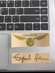 Harry Potter Half Blood Prince God Calling Guardian Metal Sticks Mobile Phone Laptop Car Earphones Decorative Stickers