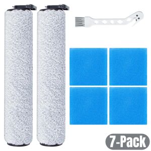 Sponge Brush Roller Accessory Set for Eureka NEW400 / NEW400 Gen2 Wet/Dry Vacuum Cleaner Wireless Kit Vacuum Floor Cleaner